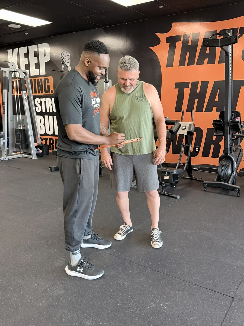 Personal training at Grind Fitness Tracy